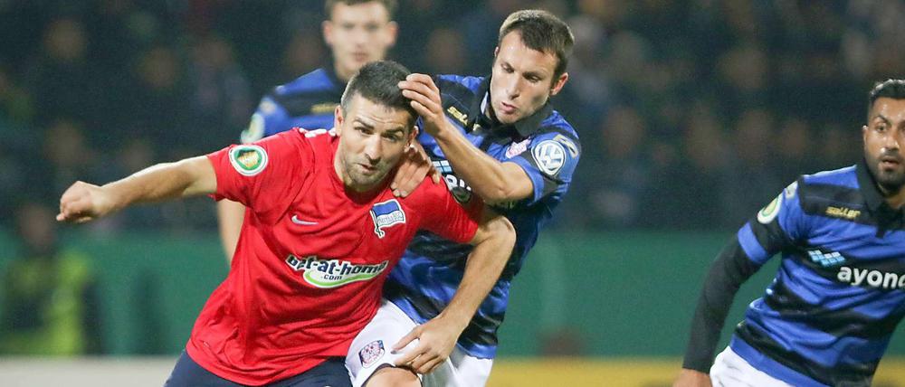 Er braucht keine Streicheleinheiten. Vedad Ibisevic muss zwei Spiele aussetzten.