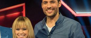 Die "Stadl"-Moderatoren Francine Jordi und Alexander Mazza.