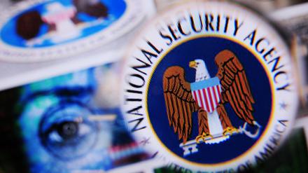 Das Logo des US-Geheimdienstes National Security Agency (NSA)