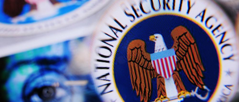Das Logo des US-Geheimdienstes National Security Agency (NSA)