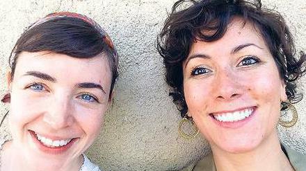 Giorgia Gamba (rechts) und Valeria Icardi bieten bei "Till Herba Caeli" leicht zu pflegende Pflanzen an.