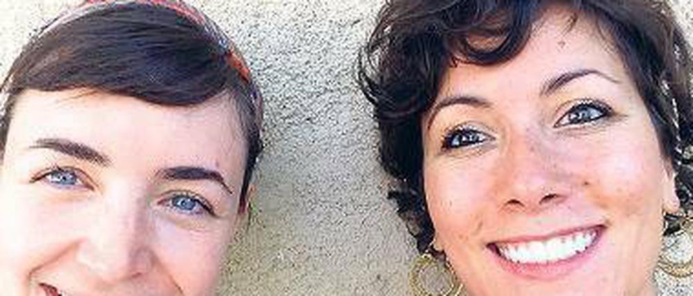 Giorgia Gamba (rechts) und Valeria Icardi bieten bei "Till Herba Caeli" leicht zu pflegende Pflanzen an.