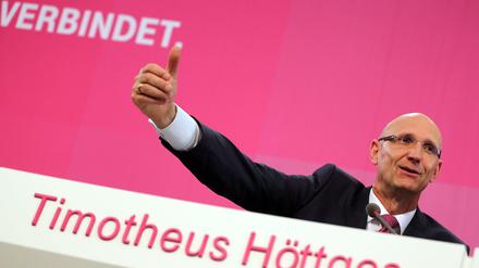 Tim Höttges ist weiter optimistisch.
