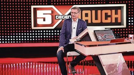 „5 gegen Jauch“. Günther Jauch schlüpft in die Kandidatenrolle. 