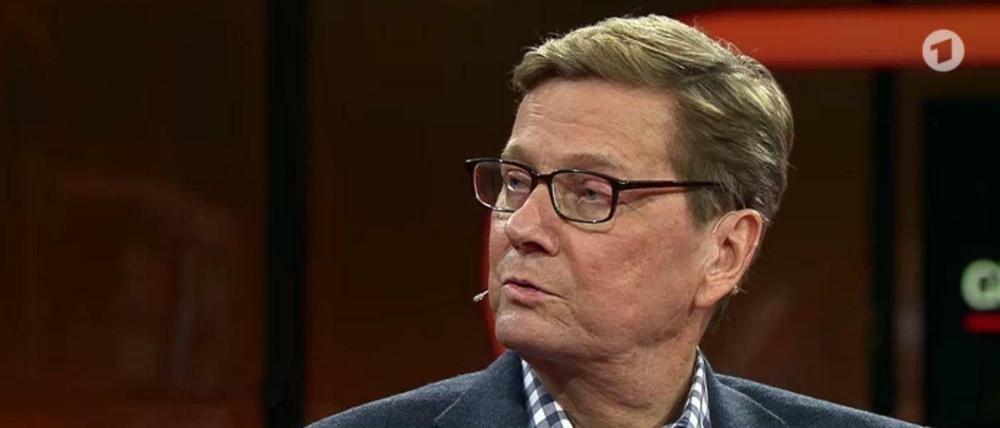 Guido Westerwelle bei Günther Jauch