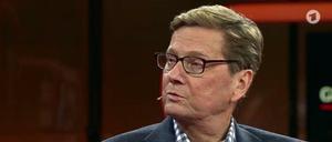 Guido Westerwelle bei Günther Jauch