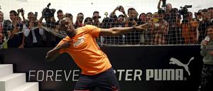 Usain Bolt wirbt für Puma.