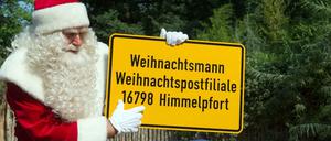 Wunschkarten bitte an diese Adresse, Kinder. 