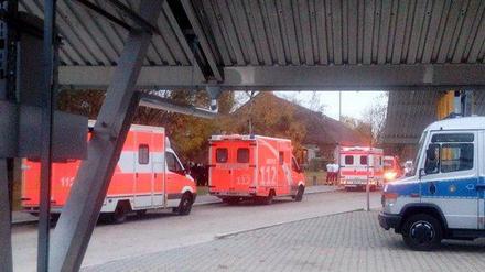 Die Deutsche Polizeigewerkschaft veröffentlichte auf Twitter ein Foto von der Radelandstraße. 