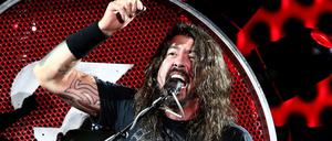 Foo Fighters-Frontmann Dave Grohl auf seinem Rock'n'Roll-Thron