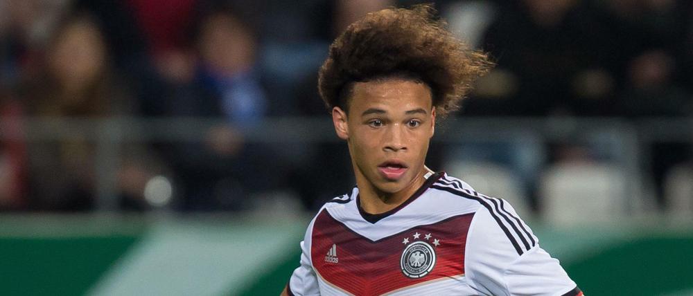 Das Trikot kennt Leroy Sané schon - aber nur aus der U 21.