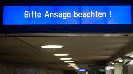 Fahrgäste auf der S2 müssen umsteigen.