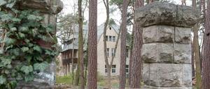 Blick auf die Villa des Rappers Bushido.