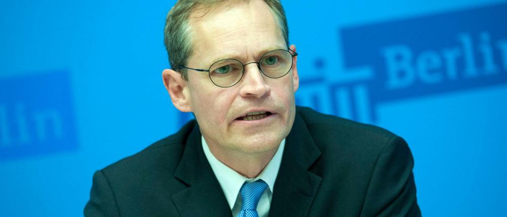 Der Regierende Bürgermeister Michael Müller (SPD).