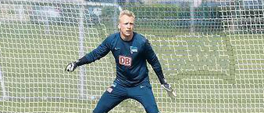 Auf dem Sprung. Burchert will mehr spielen – das geht bei Hertha BSC aber wohl nicht.