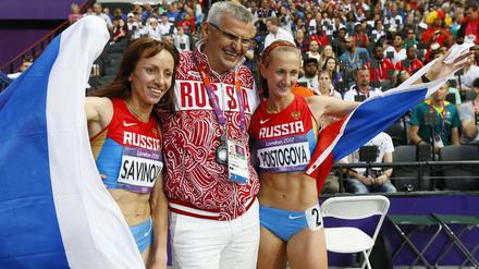 Zu früh gefreut. Den russischen Leichtathleten drohen harte Strafen.