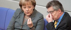 Angela Merkel und Thomas de Maizière, hier auf einem Bild aus dem Jahr 2011. 