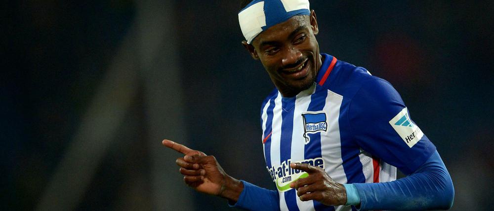 Grund zur Freude. Salomon Kalou erzielte zum ersten Mal drei Tore in einem Bundesliga-Spiel.