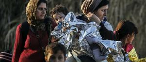 Syrische Flüchtlinge.