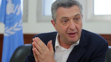 Der 58-jährige Italiener Filippo Grandi blickt auf eine jahrelange Arbeit bei den Vereinten Nationen zurück.