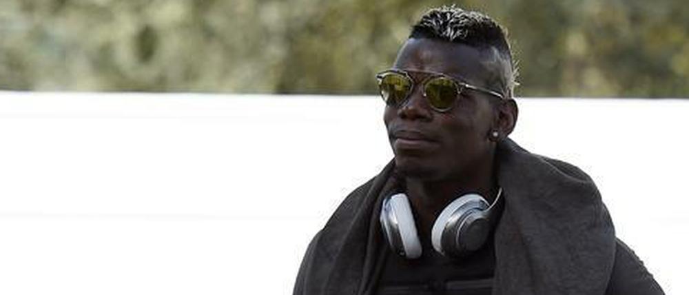 Großer Aufritt. Paul Pogba legt wert auf sein Äußeres.