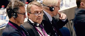 Helmut Sandrock (links) und Wolfgang Niersbach geraten weiter in Bedrängnis.