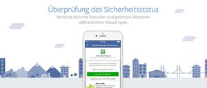 Der Facebook Safety Check Up wurde nach den Terroranschlägen auf Paris von über fünf Millionen Nutzern eingesetzt.