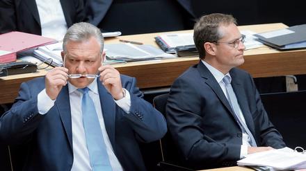 Zwischen CDU (Innensenator Frank Henkel) und SPD (Michael Müller) stehen die Zeichen auf Trennung.