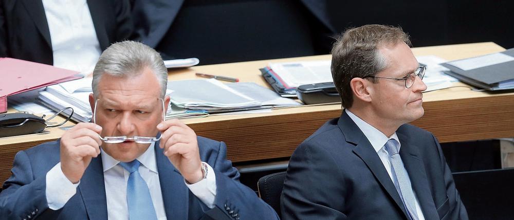 Zwischen CDU (Innensenator Frank Henkel) und SPD (Michael Müller) stehen die Zeichen auf Trennung.