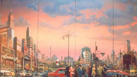 Vergängliches Nirgendwo. Matthias Koeppels Gemälde „Zukunft der Metropole Berlin“ von 1991. 