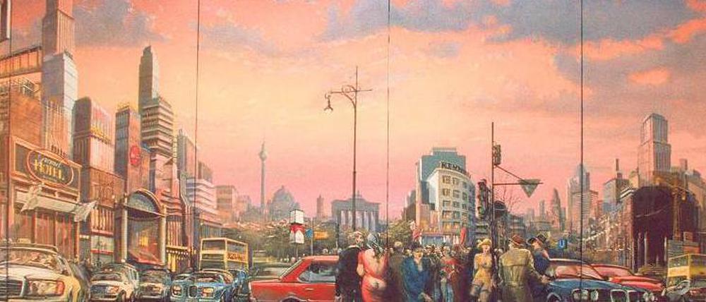 Vergängliches Nirgendwo. Matthias Koeppels Gemälde „Zukunft der Metropole Berlin“ von 1991.