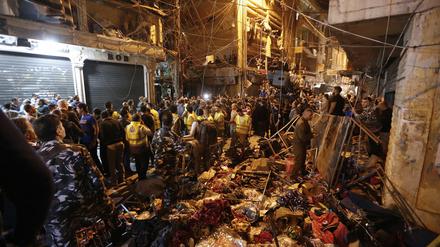 Bei einem Anschlag in Beirut starben Dutzende Menschen.