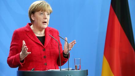 Bundeskanzlerin Angela Merkel (CDU).