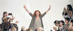 Diane von Fürstenberg, hier bei einer Modenschau in New York. JP Yim/Getty Images/AFP