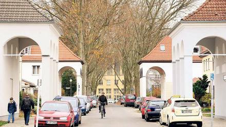 Alles wie immer. Noch ist in der Fliegersiedlung am Tempelhofer Damm nicht viel zu merken von den Zuzüglern. 