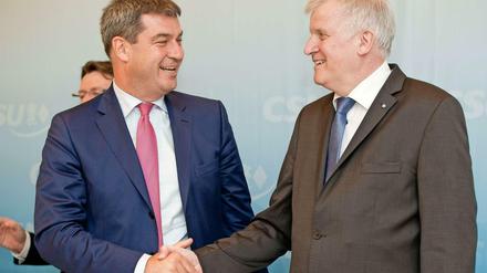 Markus Söder und Horst Seehofer. 