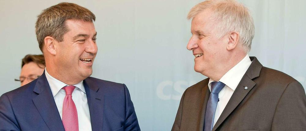 Markus Söder und Horst Seehofer. 