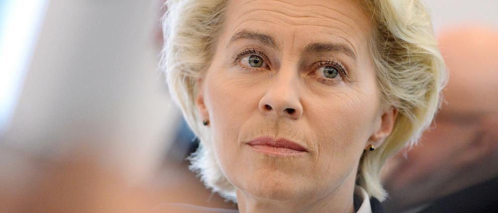 Plagiatsjäger haben ihre Doktorarbeit im Visier: Verteidigungsministerin Ursula von der Leyen (CDU)