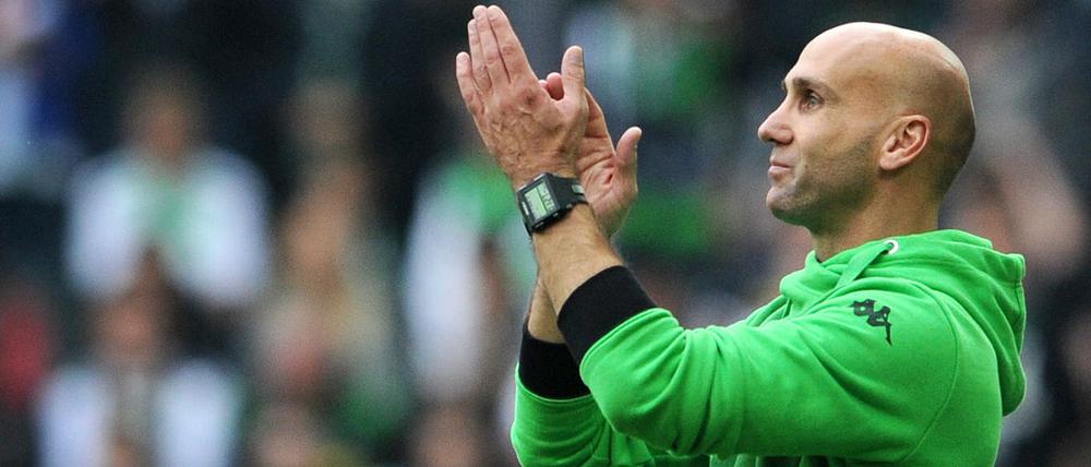 Applaus, Applaus. Andre Schubert erhält den Lohn für seine erfolgreiche Arbeit.