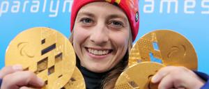 Anna Schaffelhuber gewann bei den Paralympics 2014 fünf Golfmedaillen.