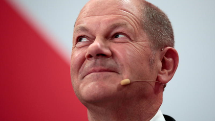 Der SPD-Kanzlerkandidat Olaf Scholz setzt auf strategisches Abwarten.