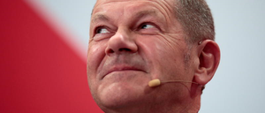 Der SPD-Kanzlerkandidat Olaf Scholz setzt auf strategisches Abwarten.