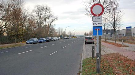 Auf den letzten 300 Metern führt der ausgebaute Brunsbütteler Damm ins Nichts.
