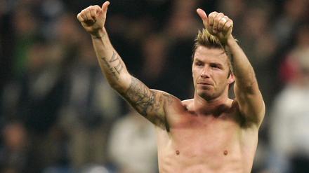 Fußballer David Beckham wurde zum "Sexiest Man Alive" gewählt. Hier ein Bild aus dem Jahre 2007.
