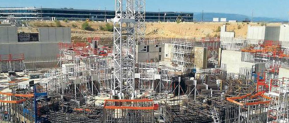 Baustelle des Fusionsreaktors Iter