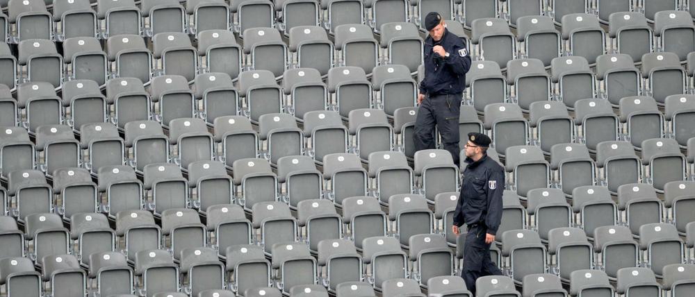 In den Stadien wird an diesem Wochenende stärker kontrolliert.