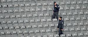 In den Stadien wird an diesem Wochenende stärker kontrolliert.