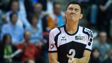 Berlins Erik Shoji und seine Teamkollegen hatten es schwer gegen Belgorod. 