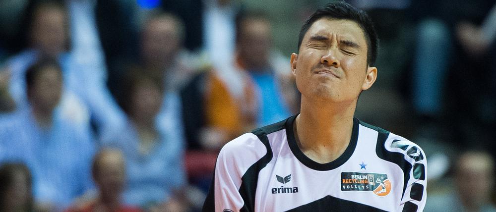 Berlins Erik Shoji und seine Teamkollegen hatten es schwer gegen Belgorod.