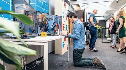 Der Internet-Gigant Google in Warschau. Am Donnerstag ging der „Campus“ als einer der wenigen weltweiten „Hubs“ des Unternehmens an die Datennetze. 